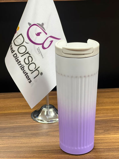 Ribbed Gradient Tall Mug – Purple | 500ml