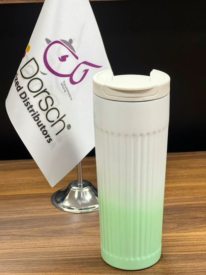 Ribbed Gradient Tall Mug – Green | 500ml