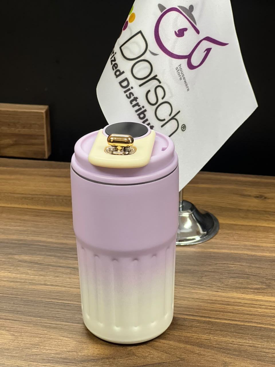 Purple Gold Cap Thermal Tumbler – 450ml