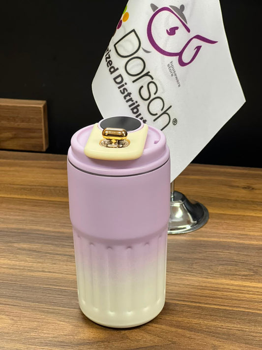 Purple Gold Cap Thermal Tumbler – 450ml