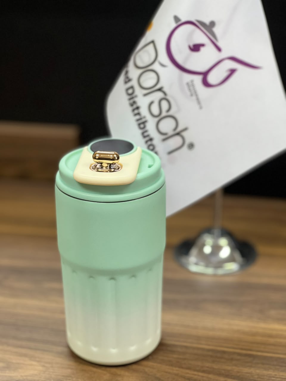 Green Gold Cap Thermal Tumbler – 450ml