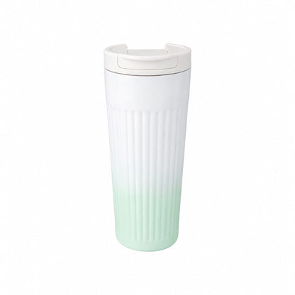 Ribbed Gradient Tall Mug – Green | 500ml