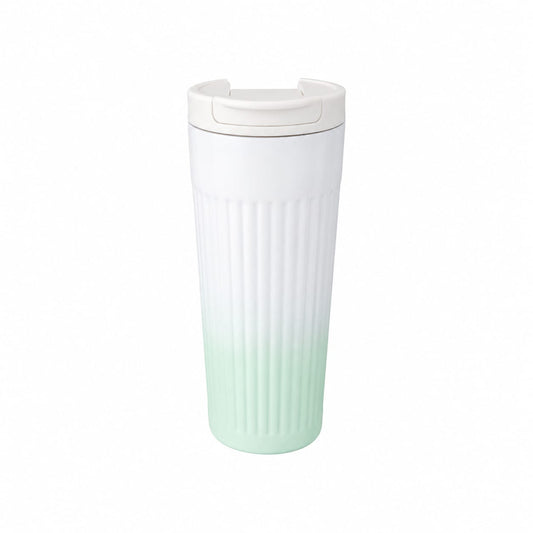 Ribbed Gradient Tall Mug – Green | 500ml