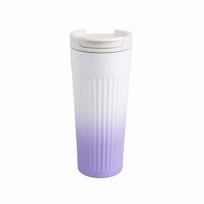 Ribbed Gradient Tall Mug – Purple | 500ml