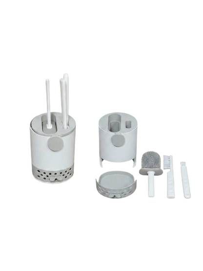 Flat Toilet Brush Set