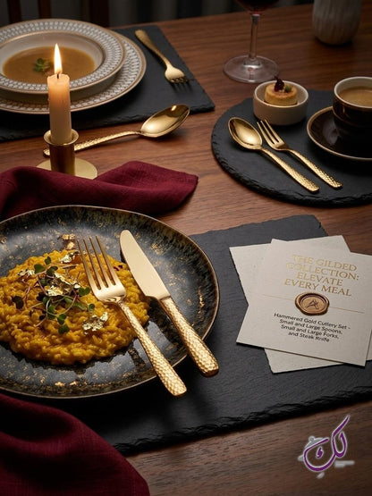 GOLD CUTLERY – DINNER SPOON (6PCS)