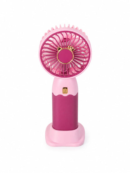 PORTABLE RECHARGEABLE MINI FAN PINK