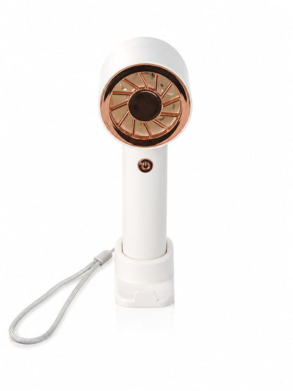 PORTABLE RECHARGEABLE MINI FAN WHITE