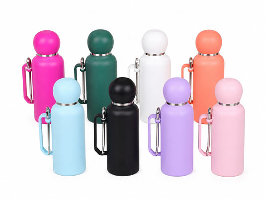 MATTE VACUM FLASK WITH CUP AND BOMBILLIA - 1300ML