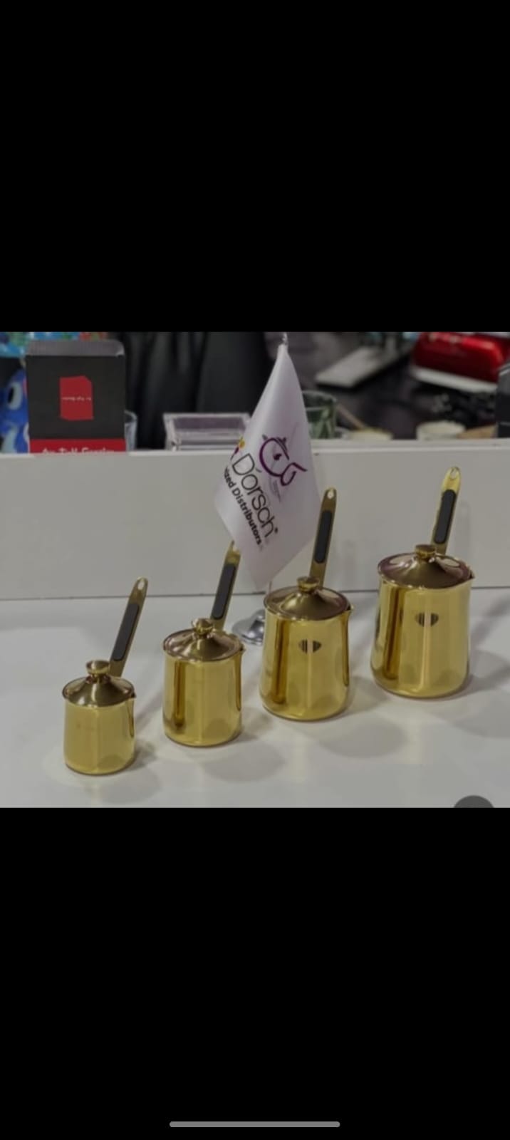 DORSCH GOLD COFFEE POT SET - 4PCS