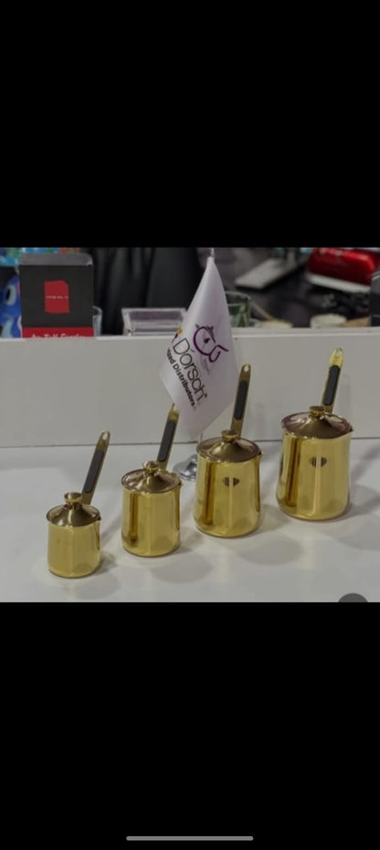 DORSCH GOLD COFFEE POT SET - 4PCS