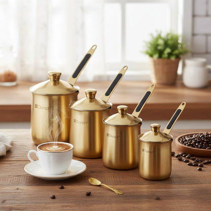 DORSCH GOLD COFFEE POT SET - 4PCS
