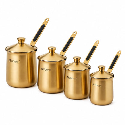 DORSCH GOLD COFFEE POT SET - 4PCS