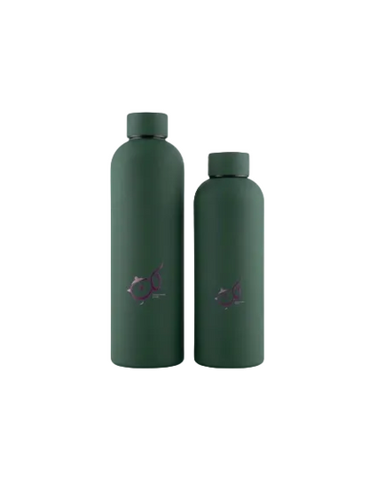 OLIVE STAINLESS STEEL FLASK SET – 750ML & 500ML