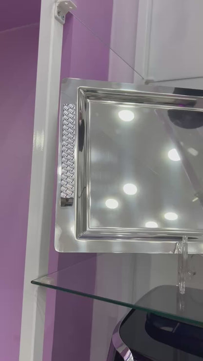 صينية تقديم ذهبية فاخرة