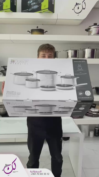 مجموعة ستيل برو 6 قطع