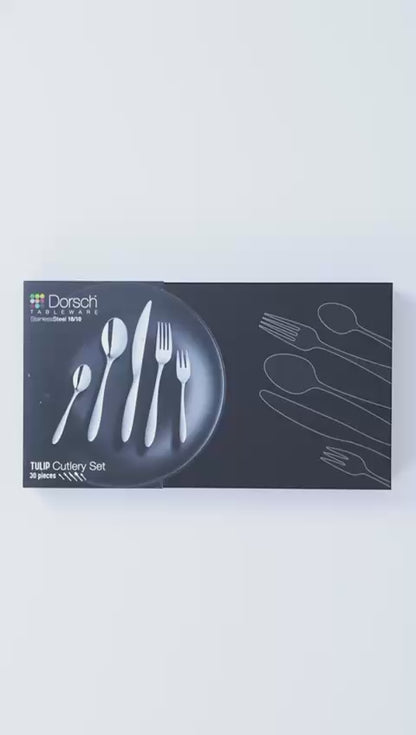 Dorsch Tulip Cutlery Set - 30Pcs