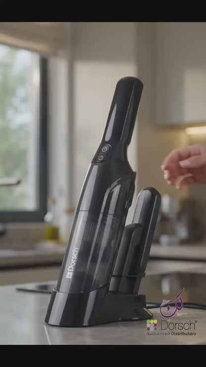 DORSCH POCKETPOWER CORDLESS HANDHELD VACUUM CLEANER – PPV-120